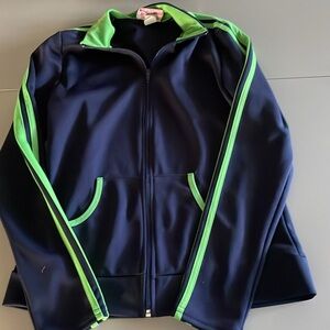 Fame 4 FIFTEEN SIZE S navy blue and green track jacket